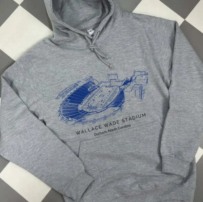 Brooks Field At Wallace Wade Stadium Unisex Hoodie