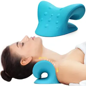 Neck Stretcher for Neck Pain Relief, Neck and Shoulder Relaxer Cervical Traction Device Pillow for Pain Relief and Muscle Relax, Cervical Spine Alignment Pillow
