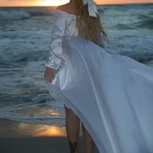 White flying Dress