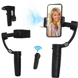 3-axis Smartphone Handheld Stabilizer, USB Rechargeable Phone Gimbal, 360° Rotating Stand, Video Recording Device, Suitable for Smartphones, Selfie