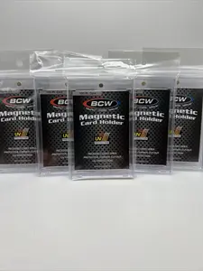 BCW Magnetic Card Holder 100pt Point with UV Protection - Lot of 5 holders