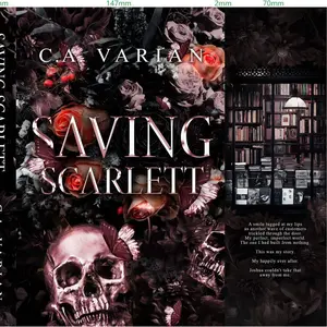 Alternative Saving Scarlett Special Edition Reversible Survivor Dust Jacket-fits Savior Edition Hardback-DUST JACKET ONLY