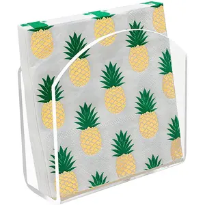 Transparent Acrylic Napkin Holder Set, Durable and Stylish Design, Perfect for Daily Use, Home/kitchen Decor, Ideal Gift for Napkin Lovers