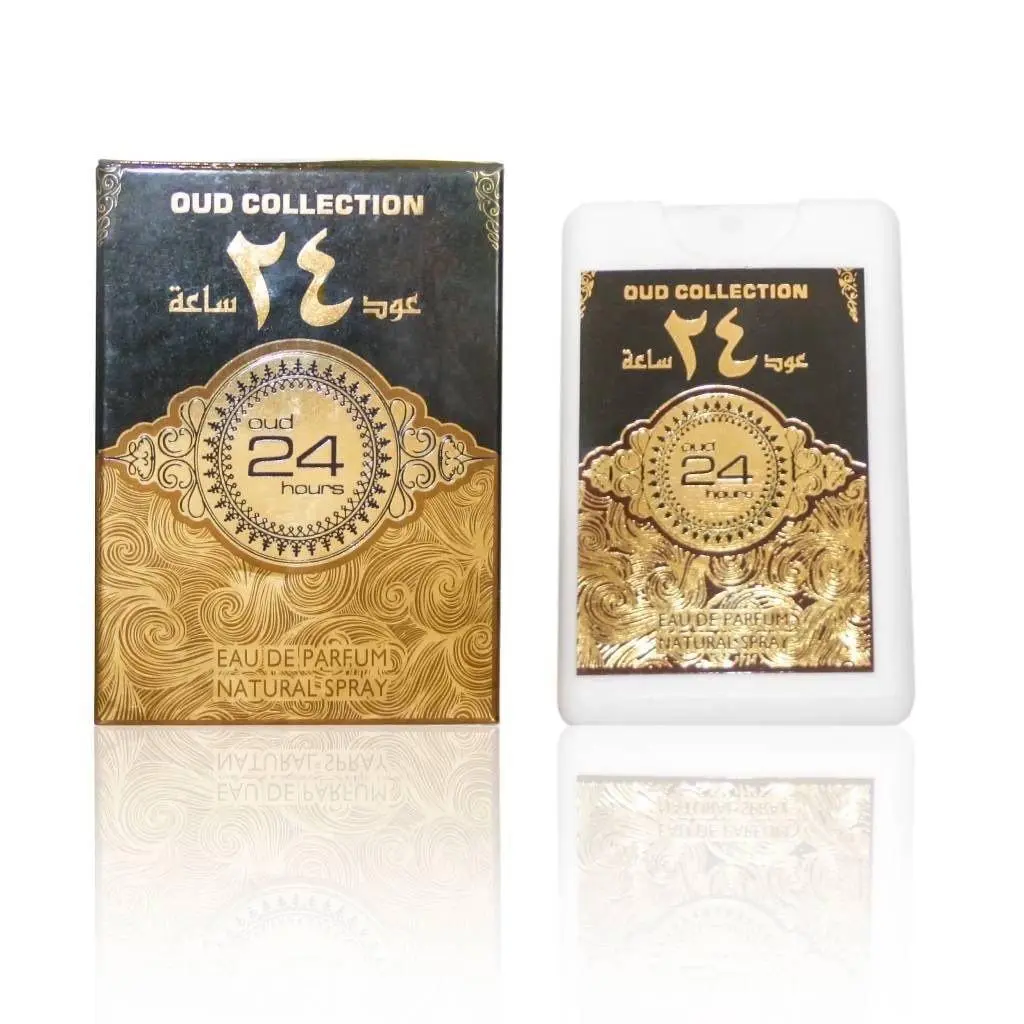 Oud 24 Hour By Ard Al Zaafaran Pocket Spray 20ml Woody Warm Amber Oudh Sweet by Solidarity