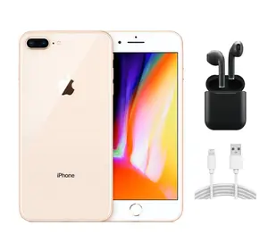 Refurbished Apple iPhone 8 Plus A1864 Excellent Condition with Wireless Earbuds & 1 Year Warranty