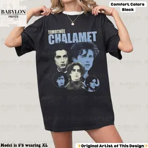 Timothee Chalamet Retro 90s Shirt, Timothee Chalamet Sweatshirt, Timothee Chalamet Fan Merch, Timothee Chalamet Homage T Shirt Gift for Her