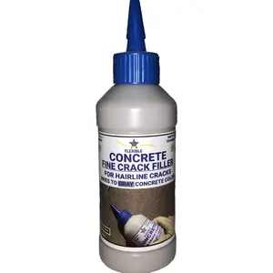 Flexible Concrete Hairline Crack Filler (Gray), DIY - No Special Tools Needed. Fill Cracks in Driveways - Patios - Sidewalks. 8 fl. oz. Bottle.