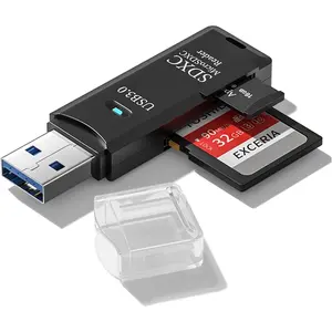 USB 3.0 Card Reader for Windows, Linux, Chrome, SDXC, SDHC, SD, MMC, RS-MMC, No SD Card Included USB 3.0 Card Reader for Windows, Linux, Chrome, SDXC, SDHC, SD, MMC, RS-MMC, No SD Card Included