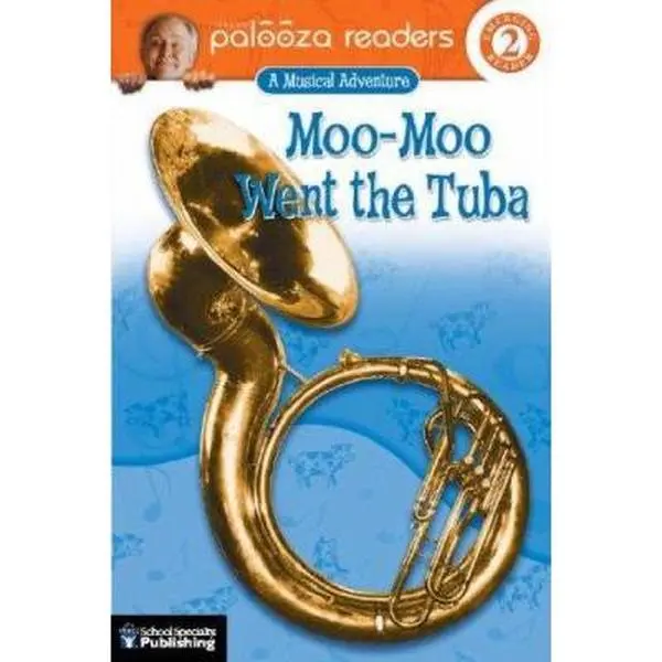 Used Printed Kid Book - Moo-Moo Went the Tuba, Level 2: A Musical Adventure (Lithgow Palooza Readers) by John Lithgow (Paperback, English) - Supports Reading Fun & Vocabulary List for School Educational Supplies, Kid Books, Musical Instruments