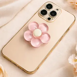 3D Flower Pop Socket, Phone Stand Foldable Desktop Phone Holder