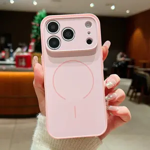 Premium Soft Touch iPhone Case with MagSafe & Camera Protector, Smooth Silicone Grip, Slim Shockproof Protection for iPhone 17 16 15 14 13 12 Pro Max Plus Air 16E 17E