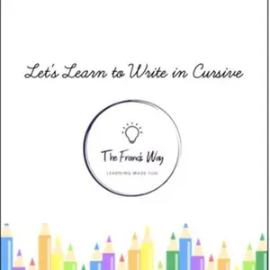 Let's Learn to Write in Cursive Laminated WorkBook