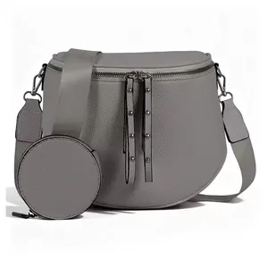 Women's 2026 Hot Item Portable Large-Capacity Waterproof Leather Pouch with Adjustable Strap Ideal for Outings Travel and Gatherings Compact Cosmetic Bag Perfect Gift1