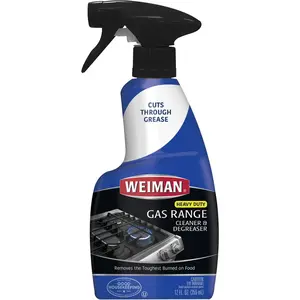 Weiman Gas Range Cleaner and Degreaser - 12 Ounce - Packaging May Vary