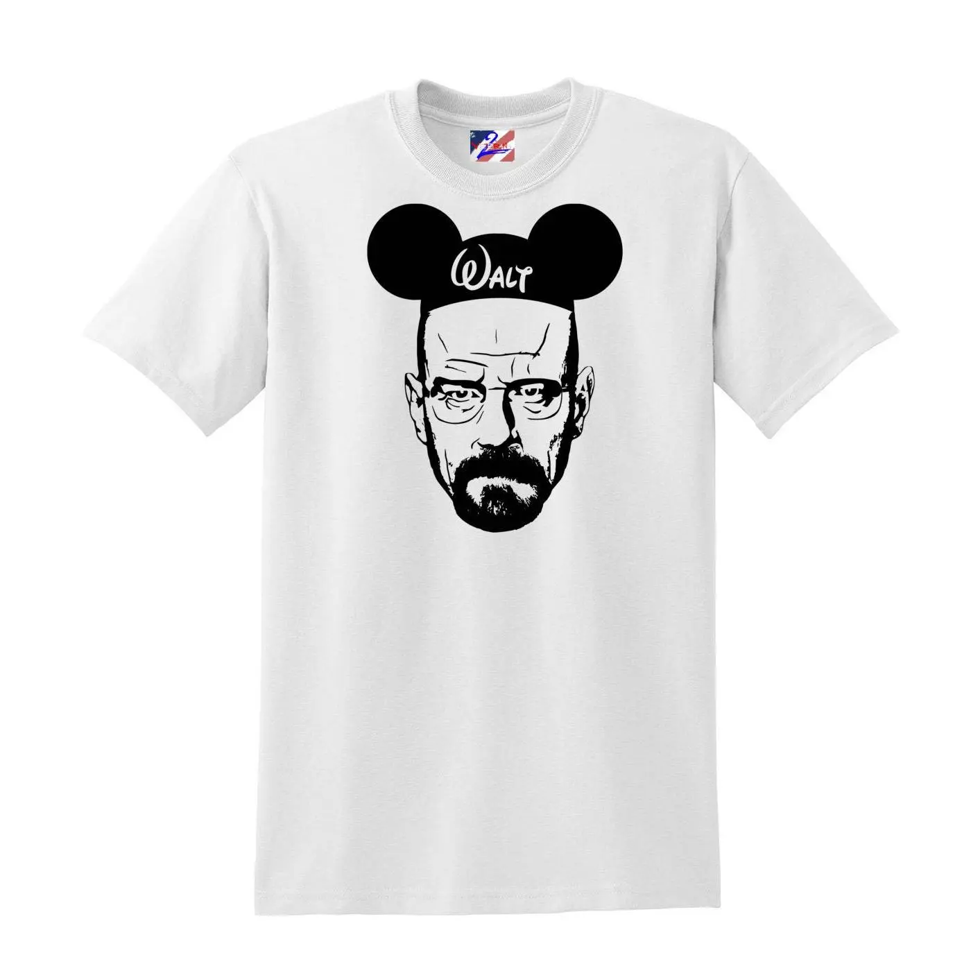 Walt with Mouse Ears Happiest Place on Earth Shirt
