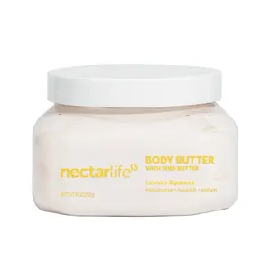 Nectar Life Shea Body Butter Moisturizer with Shea Butter, Apricot, and Avocado Oils for Soft, Nourished Skin - Daily Moisture