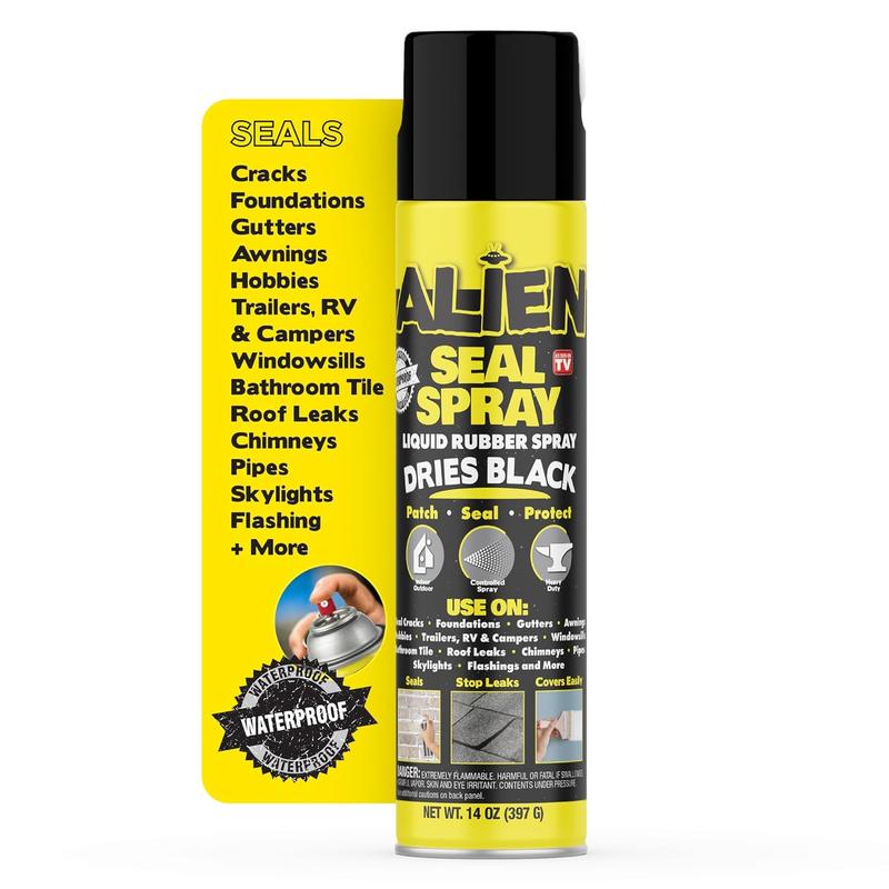Alien Seal Spray Liquid Sealant Spray, Waterproof Liquid Rubber Spray ...