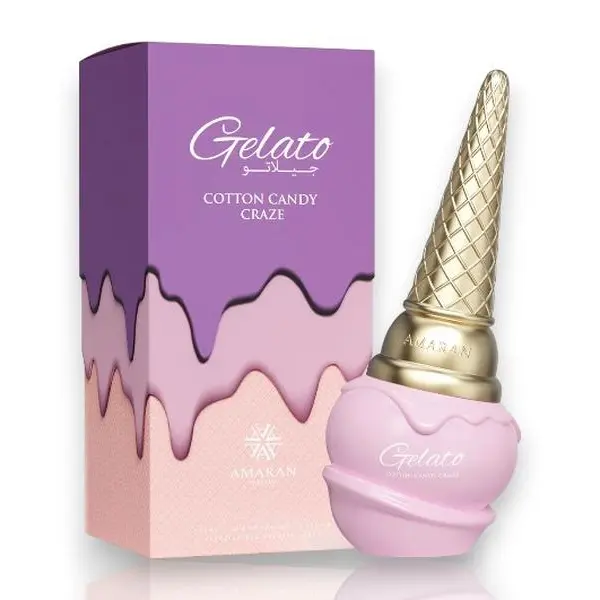 Amaran | Gelato | Cotton Candy Craze | Women's Fragrance | 100 ML 3.4 OZ | Eau De Parfum | Green Mandarin - Lavender & Lily-of-the-valley