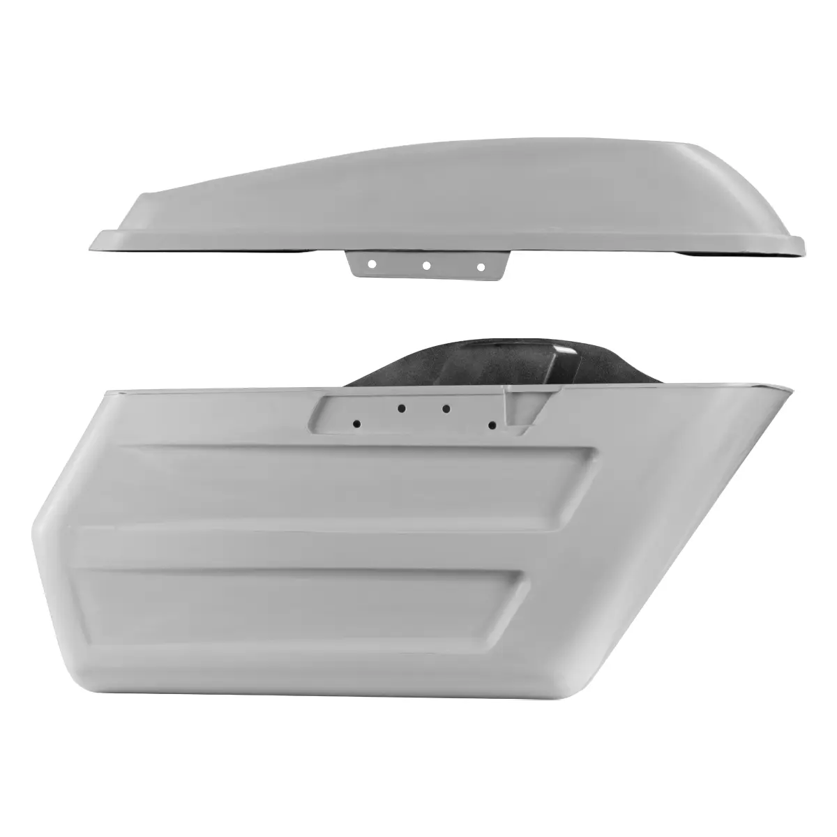 Unpainted Chopped Hardline Saddlebags for Harley® Touring '14-'25
