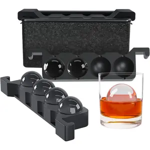 Clear Ice Ball Maker,  Clear Ice Sphere Maker prepare 8 Large Round Ice Balls, 2 Inch Ice Cubes for ,  &  Drinks, Gifts for Men