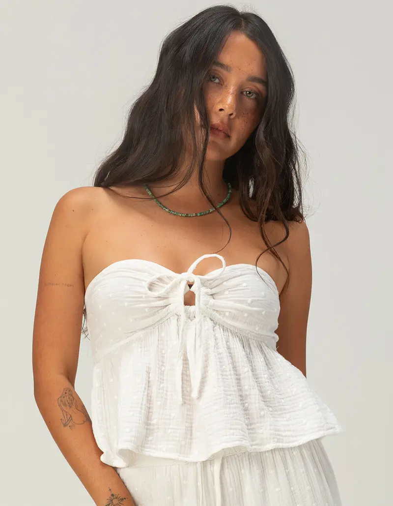 red and black tube top treaty oak revival - TikTok Shop