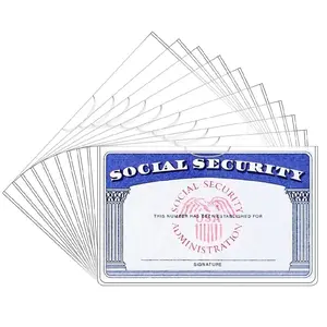 Social Security Protectors Package - 5 Protectors for Medicare Cover Business Card Holder