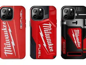 Mechanic Tool Box Style Protective,Heavy Duty Power Tool Inspired Red, Case Compatible with iPhone 7, 8, X, 11, 12, 13, 14, 15, 16 17 & Samsung Galaxy S21, S22, S23 & S24 S25 series