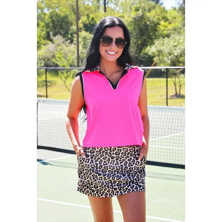 Safari Chic Leopard Skort