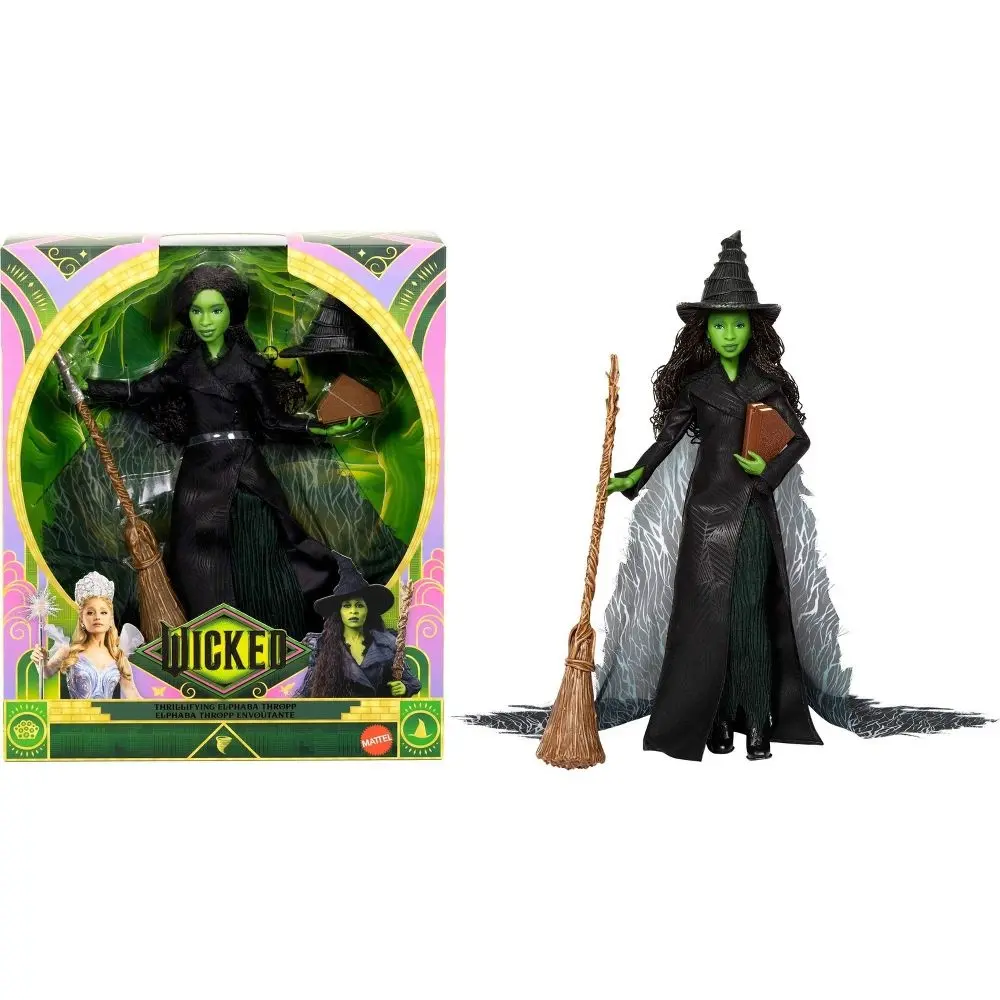 11" Elphaba Thropp Universal Pictures Wicked For Good Deluxe Fashion Doll Mattel 11" Elphaba Thropp Universal Pictures Wicked For Good Deluxe Fashion Doll Mattel