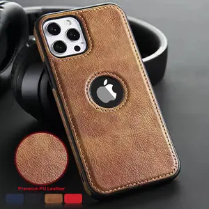 Shockproof Protective Leather Case For iPhone 15, 14 Plus 13 12 11 Pro Max Cover