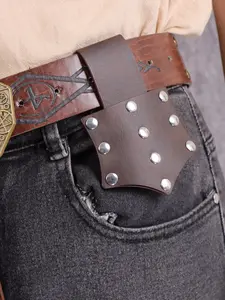 Medieval Viking Knight Role Play Sword Sheath, Pirate Sword Leather Holster, Dagger Pouch, Renaissance Viking Market Costume Accessory