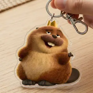 Funny Hoppers Movie Character Keychain, Hoppers Bag Charms, Funny Lizards, Mabel, Loaf Meme keychain, Gift For Fans