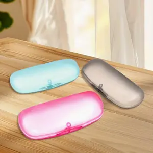 3pcs Hard Shell Eyeglasses Case, Unisex Protective Case for Glasses Hard Shel Protector Case with Magnetic Closure, Eyeglass Storage, Optical Accessory, Stylish Eyewear Cover, Compact Organizer, Scratchresistant Shell, Multipurpose Storage