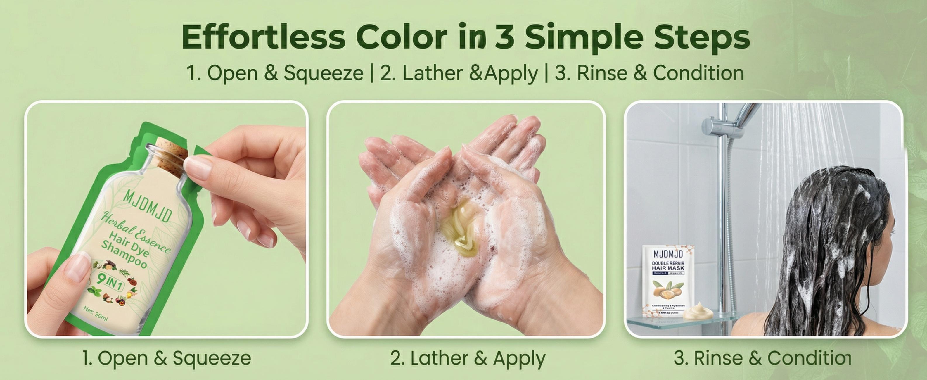 Blonde Brown Hair Dye Shampoo 9-in-1, Natural Herbal Golden Blonde Brown Color Shampoo, Instant 10-15 Min Gray Coverage for Men & Women, Long-Lasting Hair Color, Ammonia-Free, 10 Sachets x 30ml (300ml) Blonde Brown Hair Dye Shampoo 9-in-1, Natural Herbal Golden Blonde Brown Color Shampoo, Instant 10-15 Min Gray Coverage for Men & Women, Long-Lasting Hair Color, Ammonia-Free, 10 Sachets x 30ml (300ml)