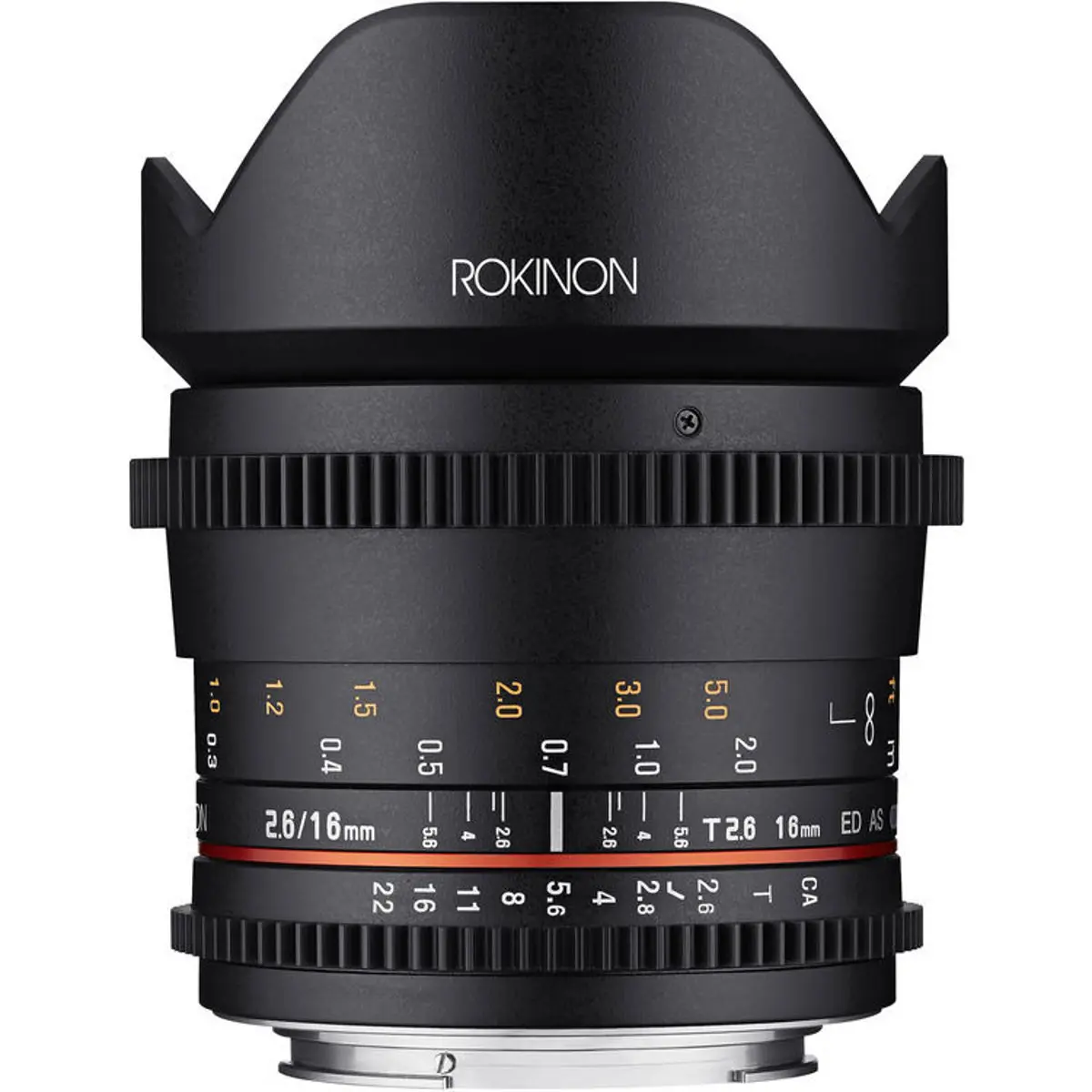 Rokinon Durable 16mm T2.6 Wide Angle Cine DS Cinema Camera Lens - Manual, Click-Free, Full Frame Professional Accessory for Sony E-Mount Videographers