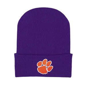 Clemson Tigers Preemie and Newborn Knit Cap - Orange, Purple