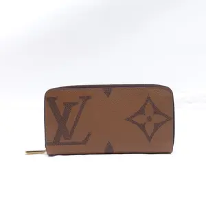 Pre-owned Louis Vuitton Coated Canvas Small Leather Goods Zippy Reverse Monogram Wallet T10364529