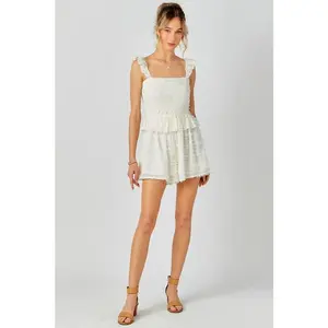 Lacey Smocked Romper