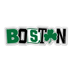 Boston Basketball Pride Sticker