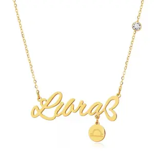 Scorpio Libra Gemini Zodiac Astrology Necklace Horoscope Birthday