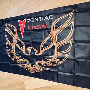 Pontiac FireBird Flag 3*5 FT Banner Decoration