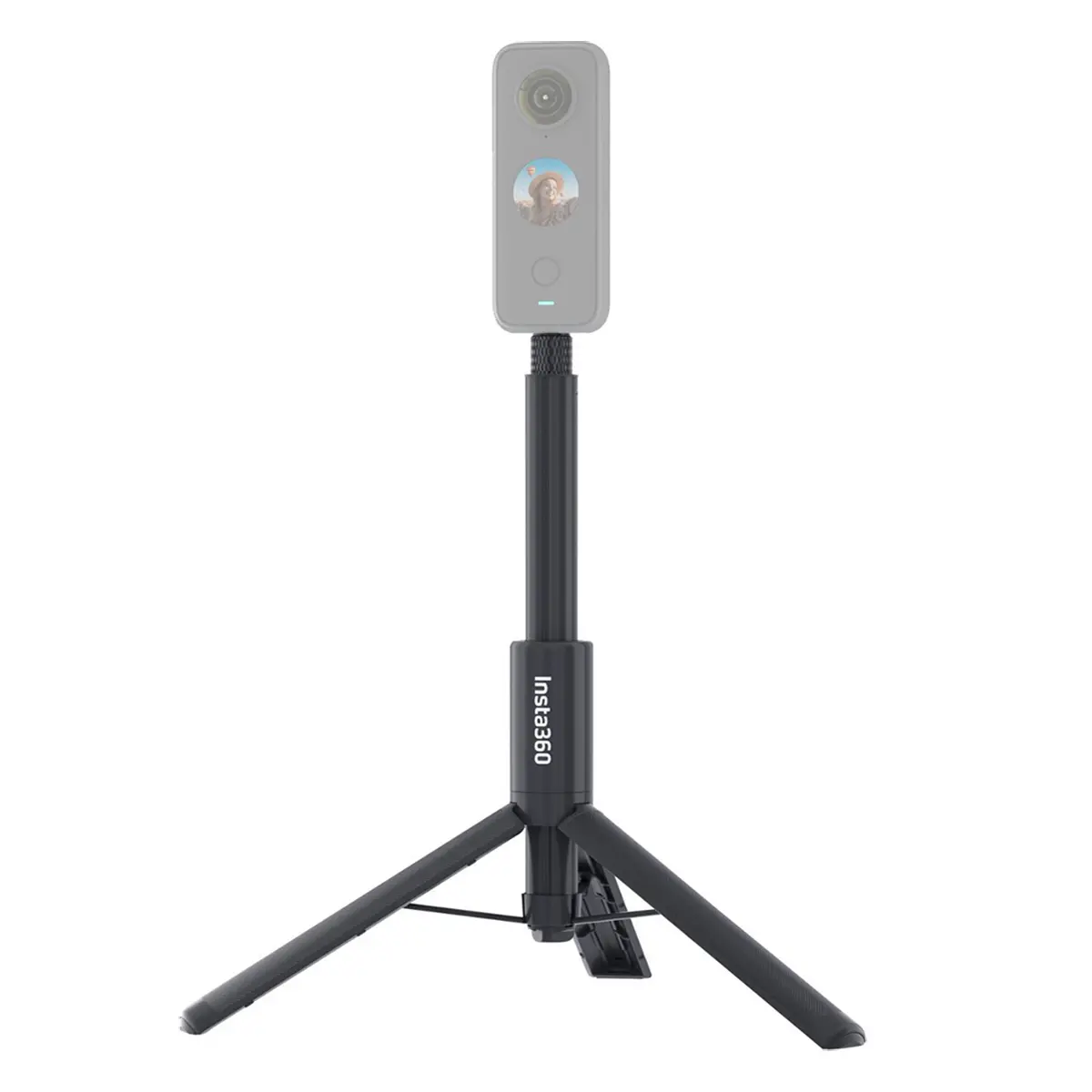 Insta360 2-In-1 Invisible Selfie Stick Tripod, Black