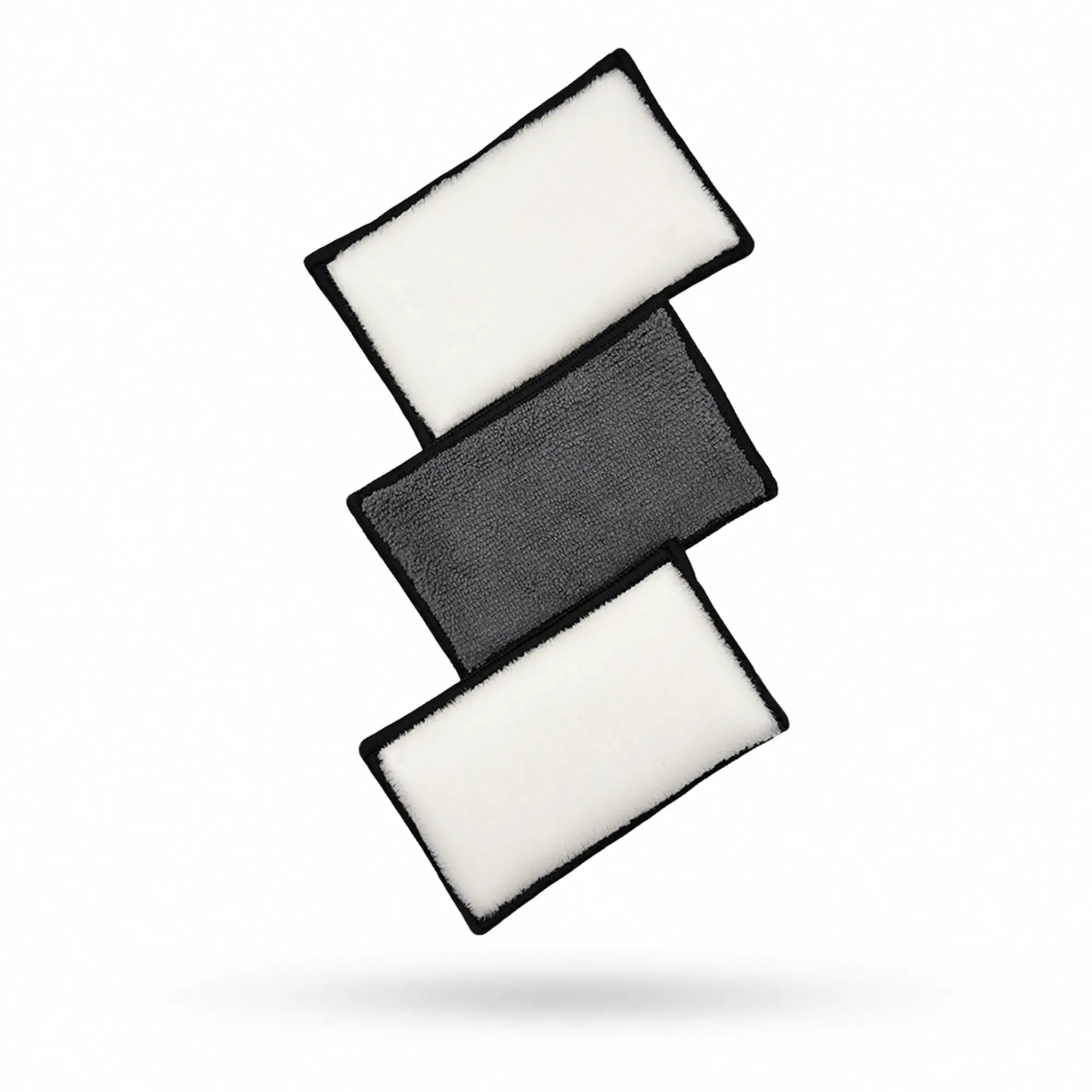Detail Demands Interior Scrub Pads - 3 Pack - 3.5" x 5.5" - Dual-Sided Scrub Pad