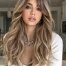 22-Inch Long Wavy Synthetic Fashion Wig for Women, Heat-Resistant Fiber, Ideal for Daily Use and Parties, Suitable for All Occasions