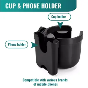 Electric Wheelchair & Scooter Cup Holder & Phone Holder