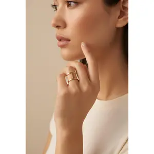 Calista Gold Bar Ring