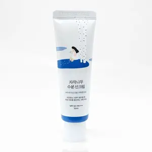 Round Lab Birch Juice Moisturizing Facial Sun Cream - High Protection SPF50, 50ml Korean Version, Daily Hydrating Moisturizer with Hyaluronic Acid, Niacinamide & Vitamins for Brightening & UV Care