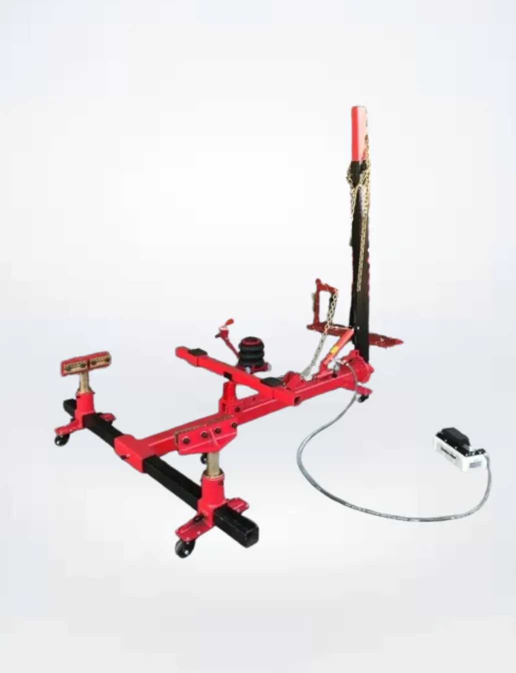 New Portable Auto Body Puller Frame Straightener free clamps + 3 Ton Air Jack