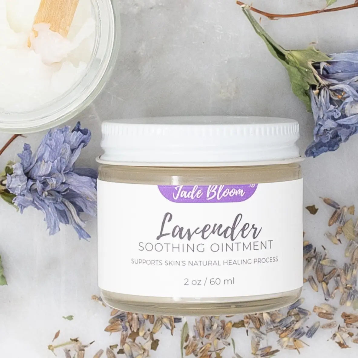 Lavender Soothing Ointment - 100% Natural - JADE BLOOM