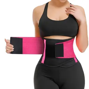 sports Breathable Polyester Knit 1pc Women's Waist Trainer Belt - Machine Washable Tummy Control Shapewear Gym Accessories 80%+ Textile Material Content Fabric Womenswear